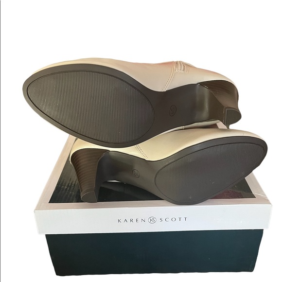 White Tall Boots - Picture 2 of 3